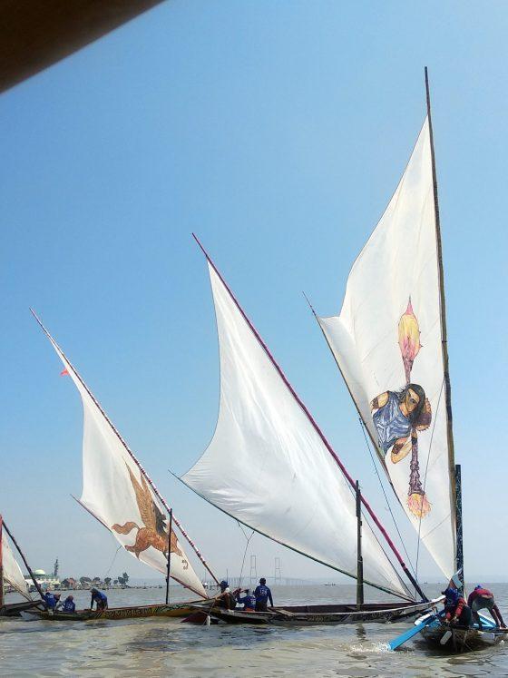 帆船插图村帆船比赛