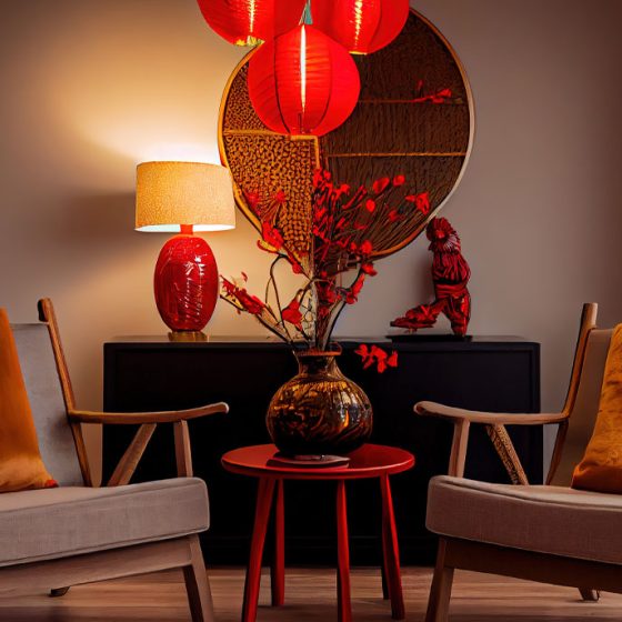 EMCO Paint Color Swatch - Chinese New Year Lounge Room Makeover